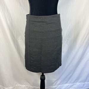 White House Black Market Skirt Women Size 8 Gray Pencil Knee Length Business